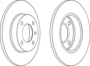 WGR0042-1 WAGNER Тормозной диск