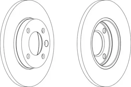 WGR0103-1 WAGNER Тормозной диск