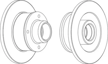 WGR0137-1 WAGNER Тормозной диск