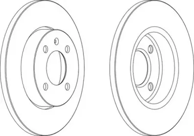 WGR0205-1 WAGNER Тормозной диск