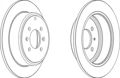 WGR0869-1 WAGNER Тормозной диск