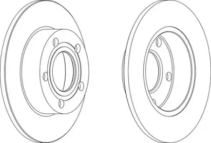 WGR0952-1 WAGNER Тормозной диск