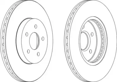 WGR1125-1 WAGNER Тормозной диск