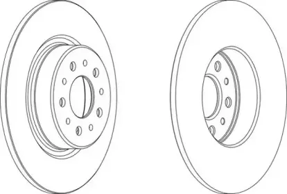 WGR1138-1 WAGNER Тормозной диск