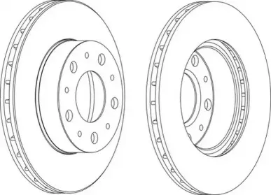 WGR1171-1 WAGNER Тормозной диск