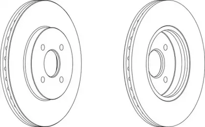 WGR1195-1 WAGNER Тормозной диск