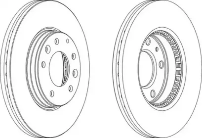 WGR1210-1 WAGNER Тормозной диск