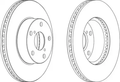 WGR1216-1 WAGNER Тормозной диск