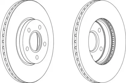 WGR1222-1 WAGNER Тормозной диск