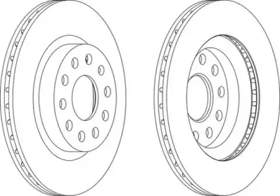 WGR1223-1 WAGNER Тормозной диск