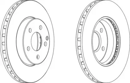 WGR1252-1 WAGNER Тормозной диск