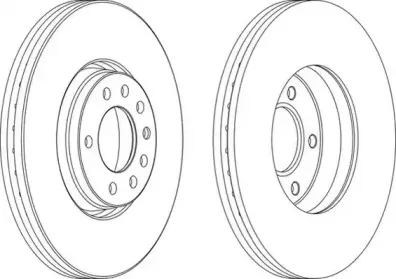 WGR1261-1 WAGNER Тормозной диск