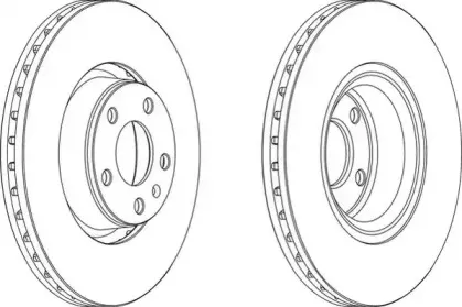 WGR1277-1 WAGNER Тормозной диск