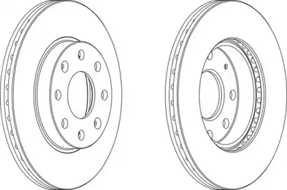 WGR1279-1 WAGNER Тормозной диск