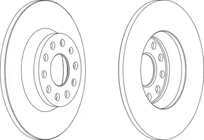 WGR1306-1 WAGNER Тормозной диск