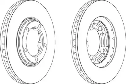 WGR1404-1 WAGNER Тормозной диск