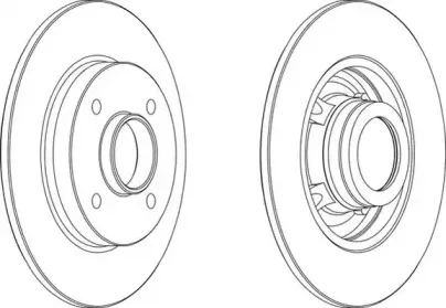 WGR1523-1 WAGNER Тормозной диск