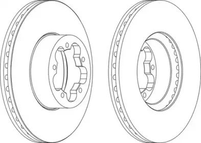 WGR1554-1 WAGNER Тормозной диск