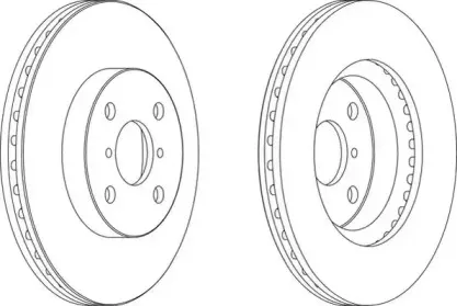 WGR1587-1 WAGNER Тормозной диск
