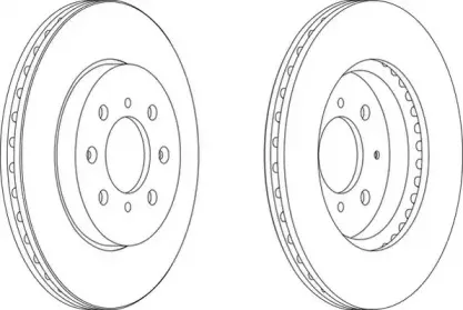 WGR1610-1 WAGNER Тормозной диск