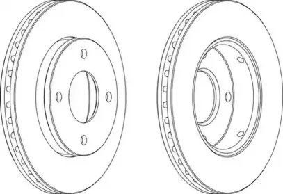 WGR1621-1 WAGNER Тормозной диск