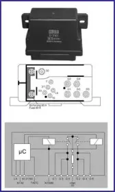 132161 HITACHI Реле, система накаливания