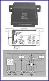 132165 HITACHI Реле, система накаливания