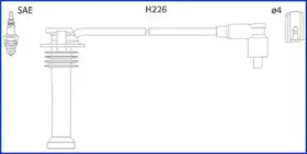 134672 HITACHI Комплект проводов зажигания