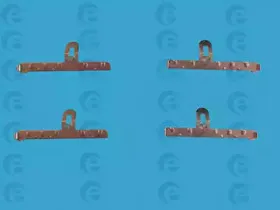 420005 ERT Комплектующие, колодки дискового тормоза