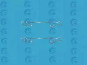 420009 ERT Комплектующие, колодки дискового тормоза