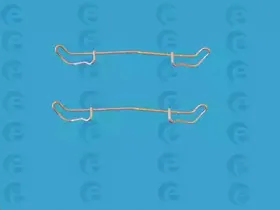 420013 ERT Комплектующие, колодки дискового тормоза