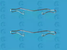 420057 ERT Комплектующие, колодки дискового тормоза