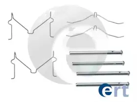 420086 ERT Комплектующие, колодки дискового тормоза