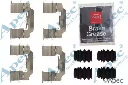 KIT1266 APEC braking Комплектующие, тормозные колодки