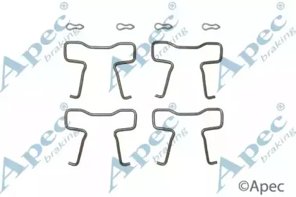 KIT230 APEC braking Комплектующие, тормозные колодки