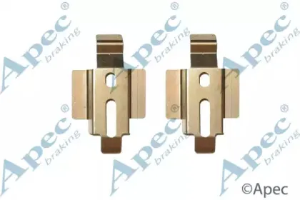 KIT305 APEC braking Комплектующие, тормозные колодки
