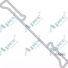 KIT1098 APEC braking Комплектующие, тормозные колодки