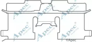 KIT1125 APEC braking Комплектующие, тормозные колодки