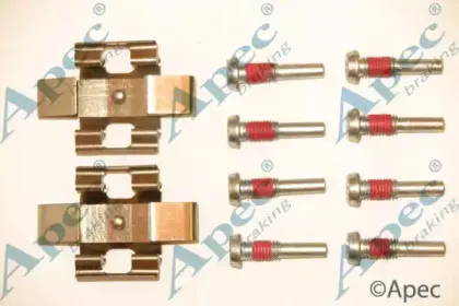 KIT1207 APEC braking Комплектующие, тормозные колодки