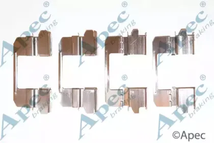 KIT1218 APEC braking Комплектующие, тормозные колодки