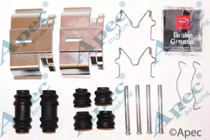 KIT1256 APEC braking Комплектующие, тормозные колодки