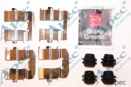 KIT1260 APEC braking Комплектующие, тормозные колодки