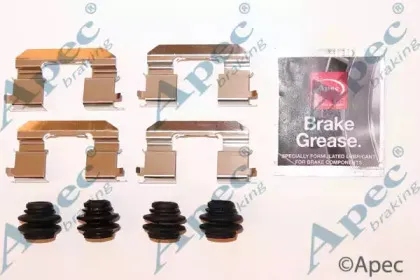 KIT1263 APEC braking Комплектующие, тормозные колодки