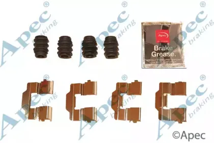 KIT1236 APEC braking Комплектующие, тормозные колодки