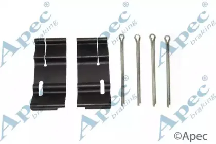 KIT249 APEC braking Комплектующие, тормозные колодки