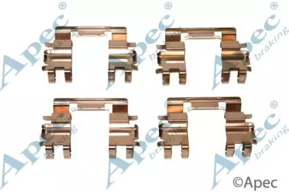 KIT317 APEC braking Комплектующие, тормозные колодки