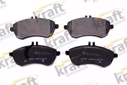 6001003 KRAFT AUTOMOTIVE Комплект тормозных колодок, дисковый тормоз