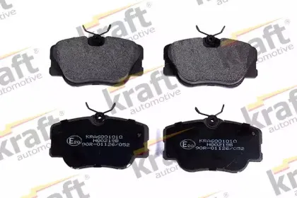 6001010 KRAFT AUTOMOTIVE Комплект тормозных колодок, дисковый тормоз