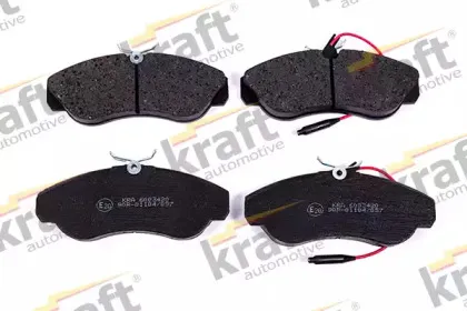 6003420 KRAFT AUTOMOTIVE Комплект тормозных колодок, дисковый тормоз