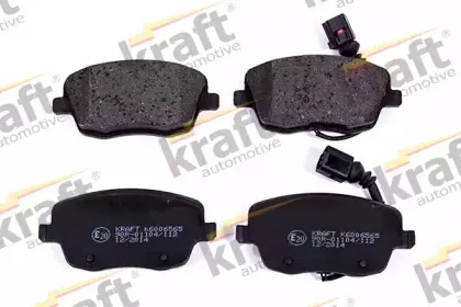 6006565 KRAFT AUTOMOTIVE Комплект тормозных колодок, дисковый тормоз